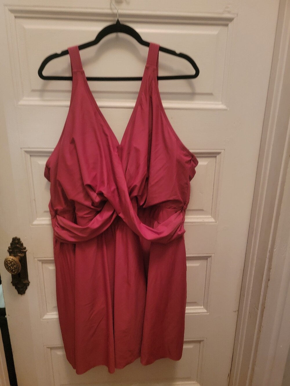 Plus Size BloomChic Fuchsia Twist-Front 5X Swimsuit